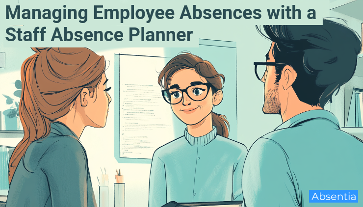 Staff absence planner illustration